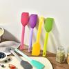 Heat-Resistant Silicone Spatula for Baking and Cooking Includes Butter Mixer and Cake Scraper Utensil Set