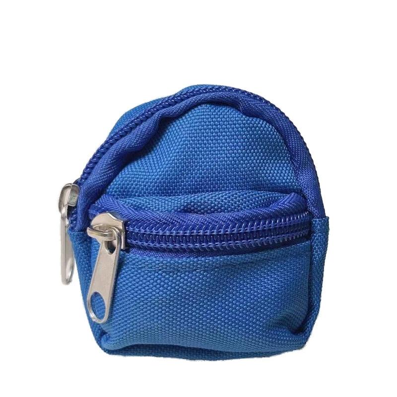 Подходит для 17/20 см кукольного домика labubudoll, украшение, рюкзак, игрушка-маленькая кукла, школьная сумка на двойной молнии, холщовый кошелек для монет