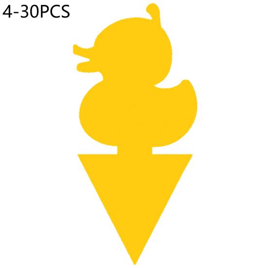 30шт липкие ловушки водонепроницаемые прочные клеевые полипропиленовые двухсторонние мухоловки для сада