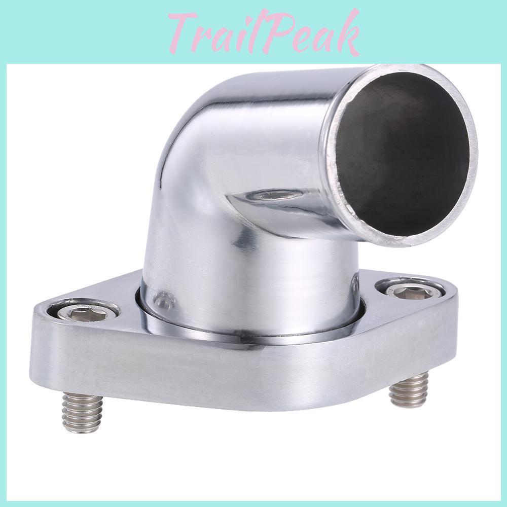 15degrees Bbc Sbc Aluminum Polished Swivel Water Neck Fits Sb Bb For Chevy 327 350 454 396
