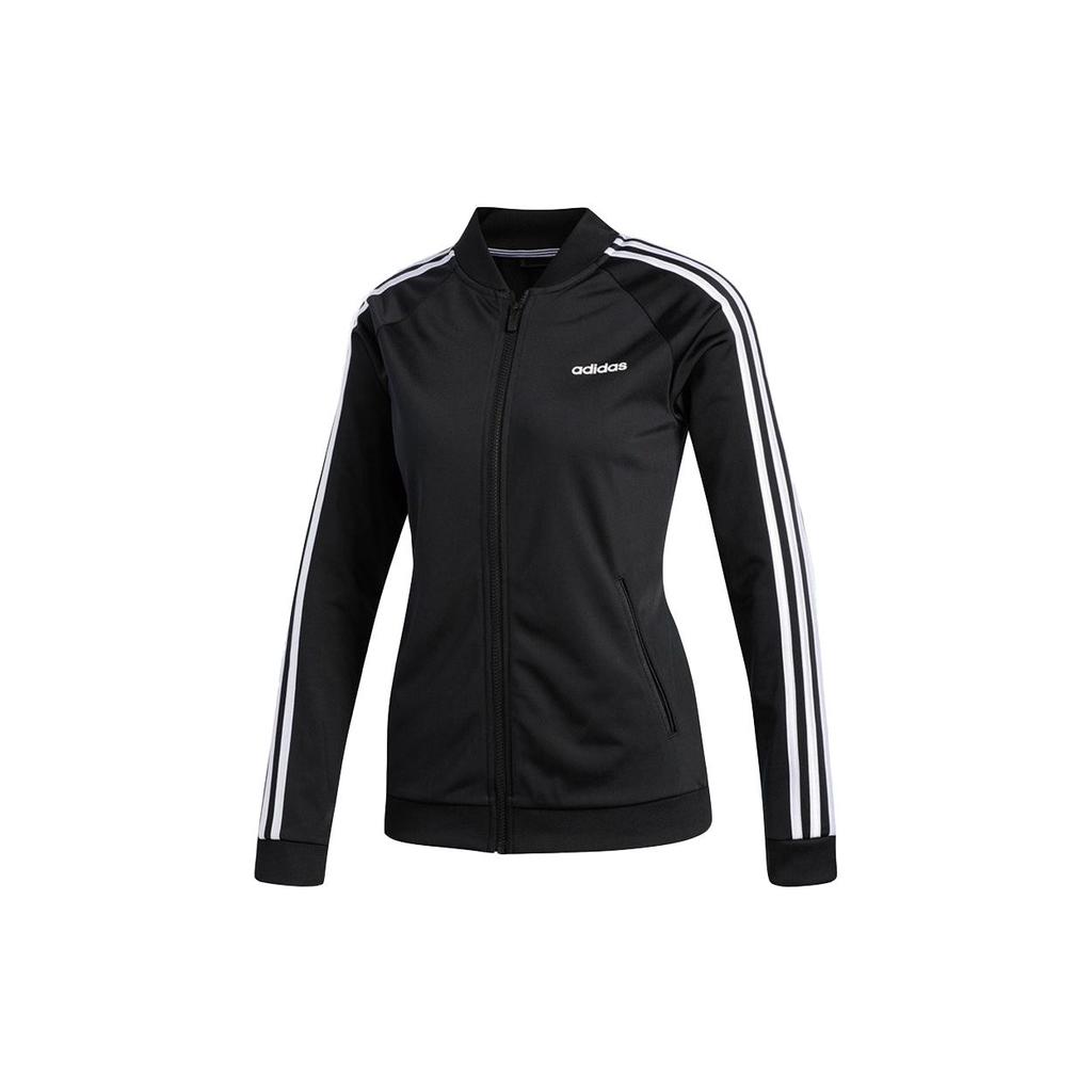Adidas Neo Classic Sports Stand Collar Jacket Women Jackets Black DZ7657
