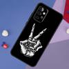 Чехол со скелетом и средним пальцем для Samsung Galaxy A14 A56 A36 A26 A16 A06 A54 A34 A12 A32 A52 A13 A33 A53 A15 A35 A55