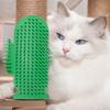 Массажная расческа для удаления шерсти животных, скребок, щетка для вычесывания, щетка для ухода за котятами, самоочищающаяся, для углов стен, когтеточка-щетка
