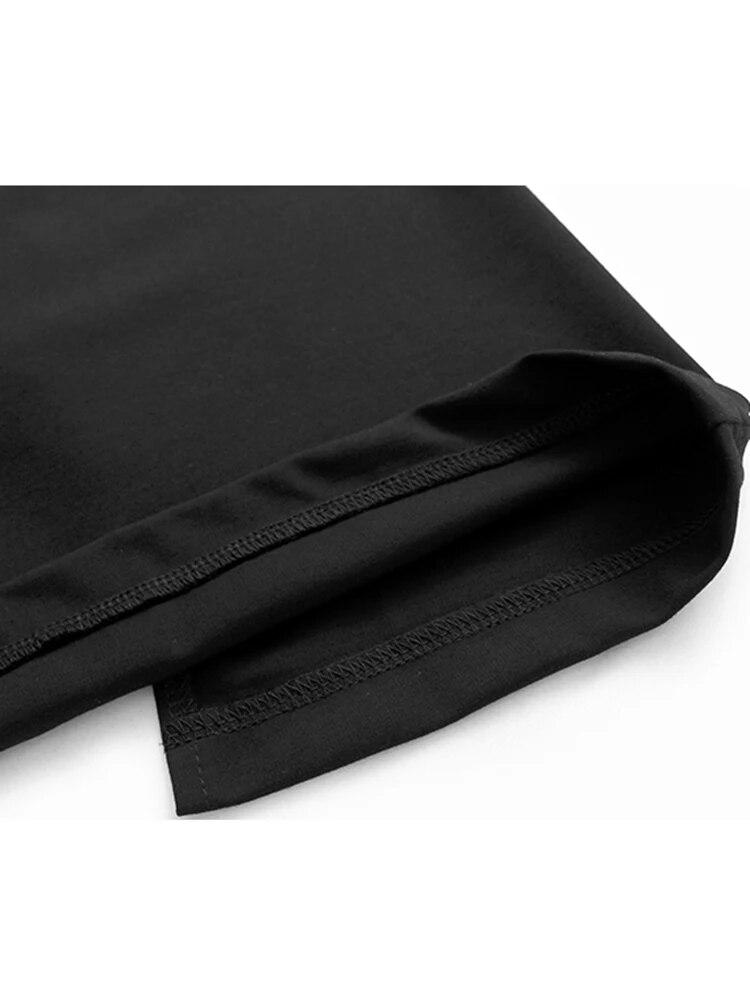 Xitao Юбка трапециевидной формы с эластичной резинкой на талии и нерегулярной застежкой-молнией DMJ4109