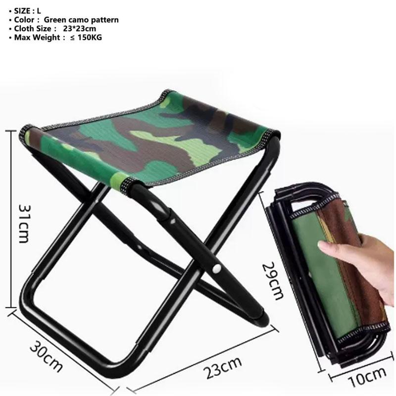 Стул для рыбалки на открытом воздухе, портативный складной алюминиевый складной стул для рыбалки, стул, сиденье, инструменты для пешего туризма, табурет для пикника, кемпинга, мини