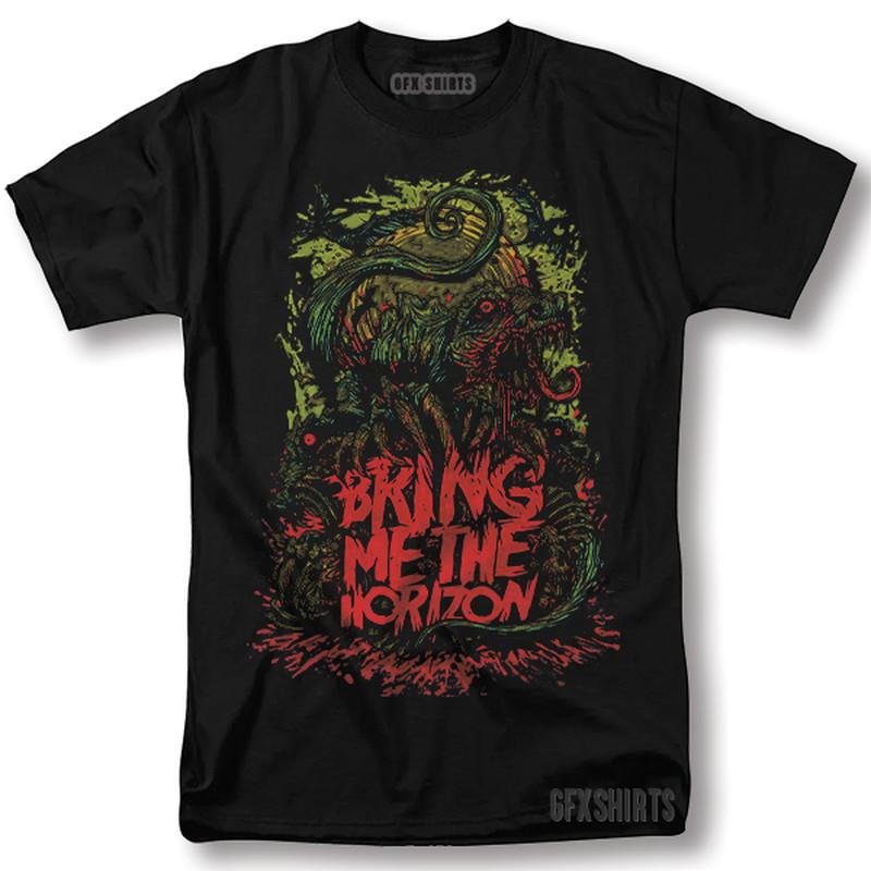 Футболка Bring Me The Horizon Концертный Тур Рок Винтажный Графический Дизайн Футболка