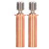 2Pcs Nozzle Throat Bimetal Heat Break Heatbreak Tube M6 3D Printer Accessory for CR 6 SE