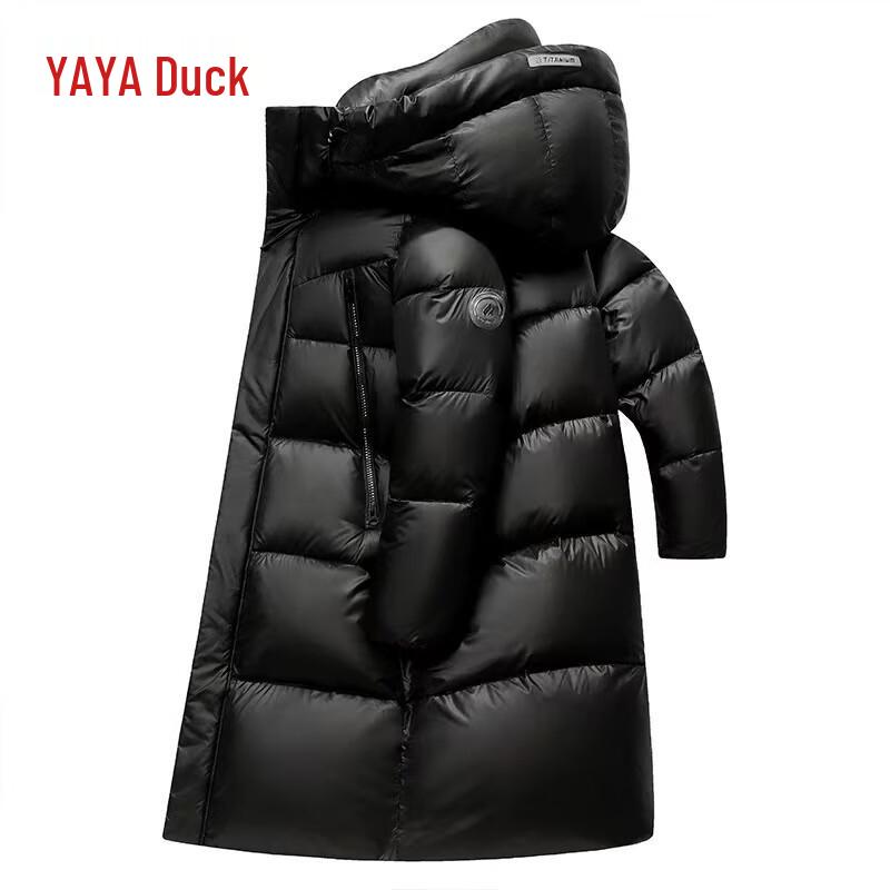 Мужская зимняя модная теплая пуховая куртка с капюшоном