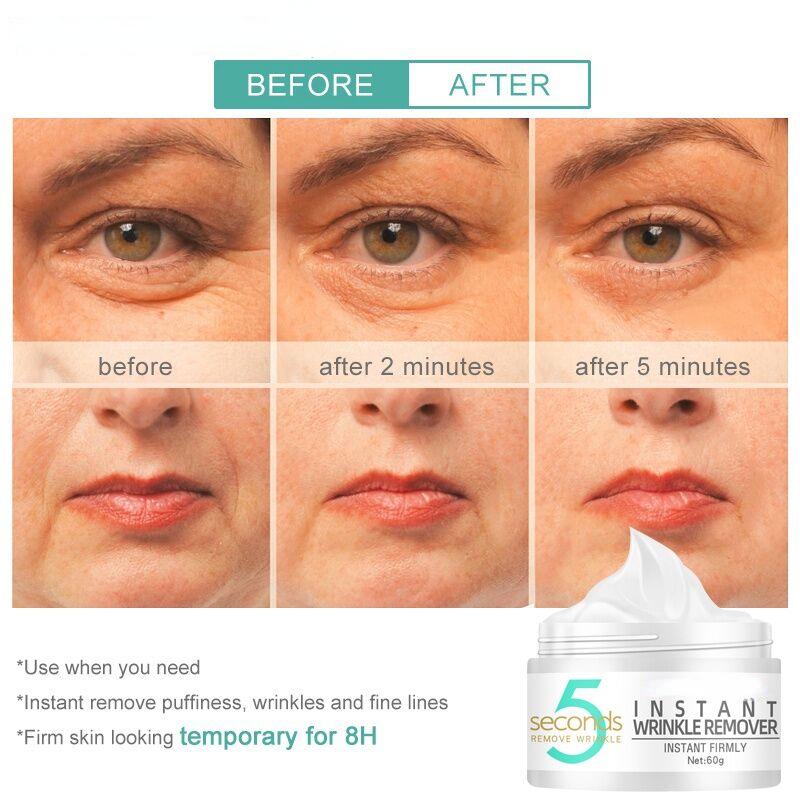 5 секунд для удаления морщин, мгновенный, прочный, против старения, увлажняющий, для удаления Fineline, крем для лица, красота, уход за кожей
