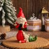 Handmade Mini Santa Claus Figurines Cute Faceless Gnome Figurine Children Gifts