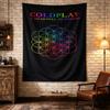 Muse Band Portrait Wall Tapestry for Music Fans Bedroom Dorm Living Room Wall Decor
