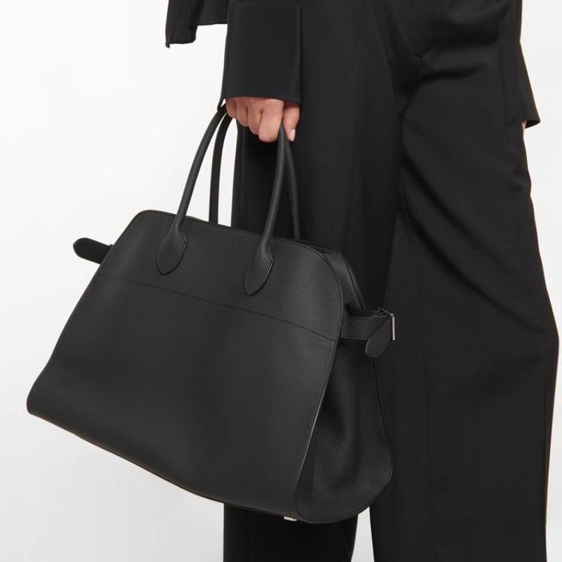 Brand 15 Inch Large Capacity Tote Bag For Women Top Grain Cowhide & Suede Briefcase, Leather Work Bag, Commuter Platinum Bag