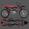 Графические наклейки Powerzone для мотоцикла Комплекты для Honda CRF250F 2019 2020 2021 250F 250cc Мотоцикла Индивидуальный номер и имя