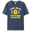 Bead Tug-O-War Champion Funny Saying Humor Men Women 100% Cotton T-Shirt Tees Tops