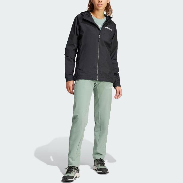 adidas Женская верхняя одежда Multi 2L Rain.Rdy Performance Jacket с капюшоном, черная, IV9835