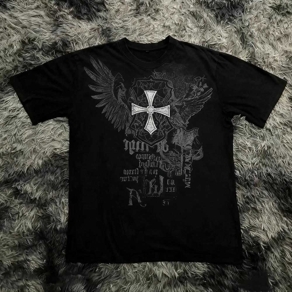 Мужская летняя футболка с принтом черепа, удобная, с круглым вырезом, в уличном стиле, для активного отдыха