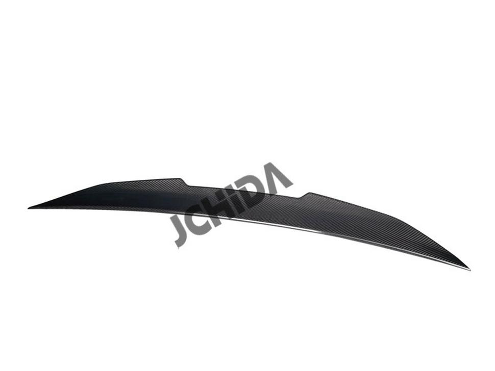 BMW 3 Series E92 PSM Style Carbon Fiber Rear Spoiler - No-Drill Installation Diffuser