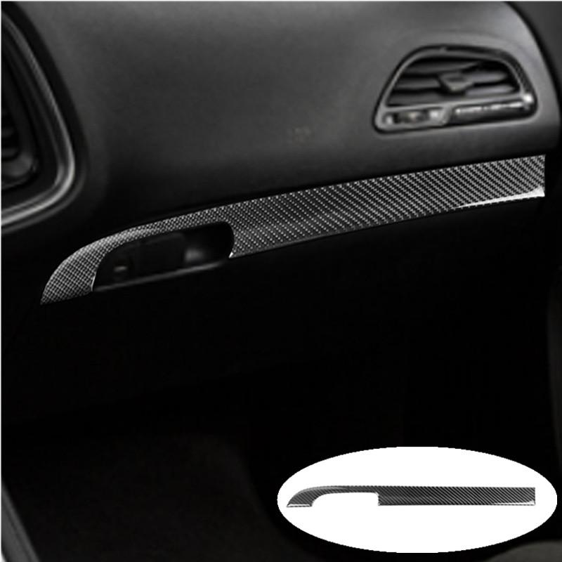 Car Interior Decoration Protection Carbon Fiber Sticker For Dodge Charger 2015-up Deluxe Auto Styling