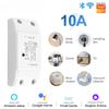 Universal Circuit Breaker Timer 10A WiFi Wireless Control Smart Switch Tuya Smart Switch Life App WiFi Voice Relay Controller
