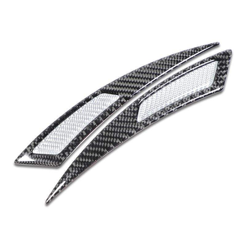 Полоса на крыло автомобиля, защита для бровей, накладка на колесо, накладка на арку, расширитель арки, декоративное устойчивое к царапинам углеродное волокно