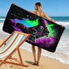 Gamepad Print Beach Towel, Large Soft Quick Dry Towel for Beach Camping Swimming