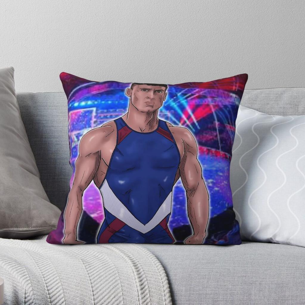 Gladiators Legend Matt Morsia Square Pillowcase Polyester Linen Velvet Printed Zip Decor Pillow Case Home Cushion Cover