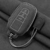 Leather Car Key Case For Toyota Prius Camry Corolla CHR C-HR RAV4 Land Cruiser 2 3 Button Keychain Suede Accessories