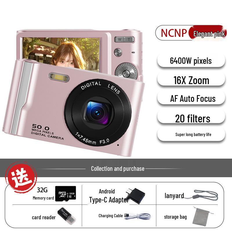 NCNPccd HD Micro Digital Camera for Students and Travelers