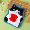Coral Fleece Kitchen Toilet Handkerchief Cute Cat Bathroom Kerchief High Quality Washcloth