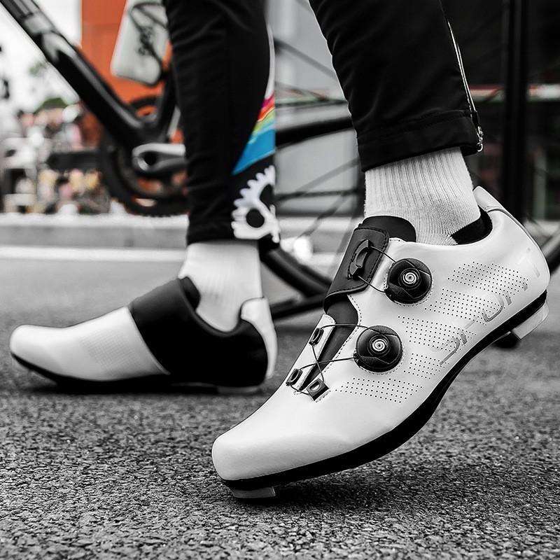 Road Cycling Shoes With Nylon Sole Non-Cleat Bike Breathable Mountain Footwear Men Women
