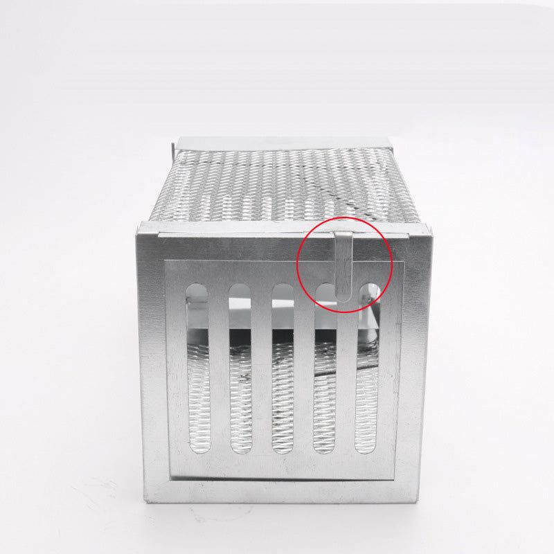 Однодверная непрерывная крысоловка для помещений и улицы, ловушка для мышей, мышеловка, металлическая многоразовая клетка для мыши и крысы