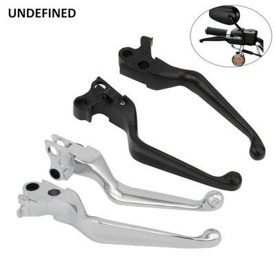 Хромированные черные тормозные рычаги сцепления для Harley Sportster XL 883 1200 96-2003 Touring Road King Electra Glide Dyna 1996-2007