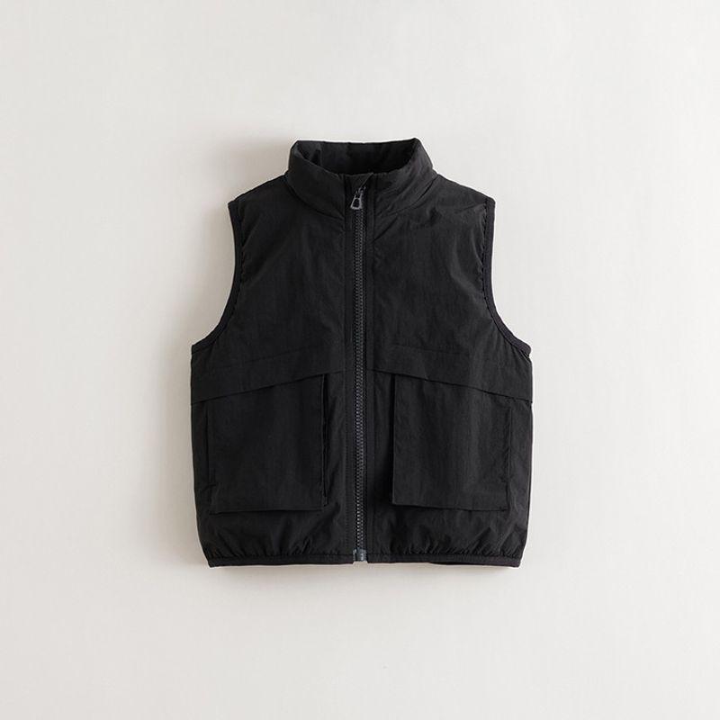 Mark Jenny Lightweight and Wear-Resistant Outdoor Vest for Boys and Girls, Kidsren's Stand-Up Collar Jacket 2026 Spring New Style 551358