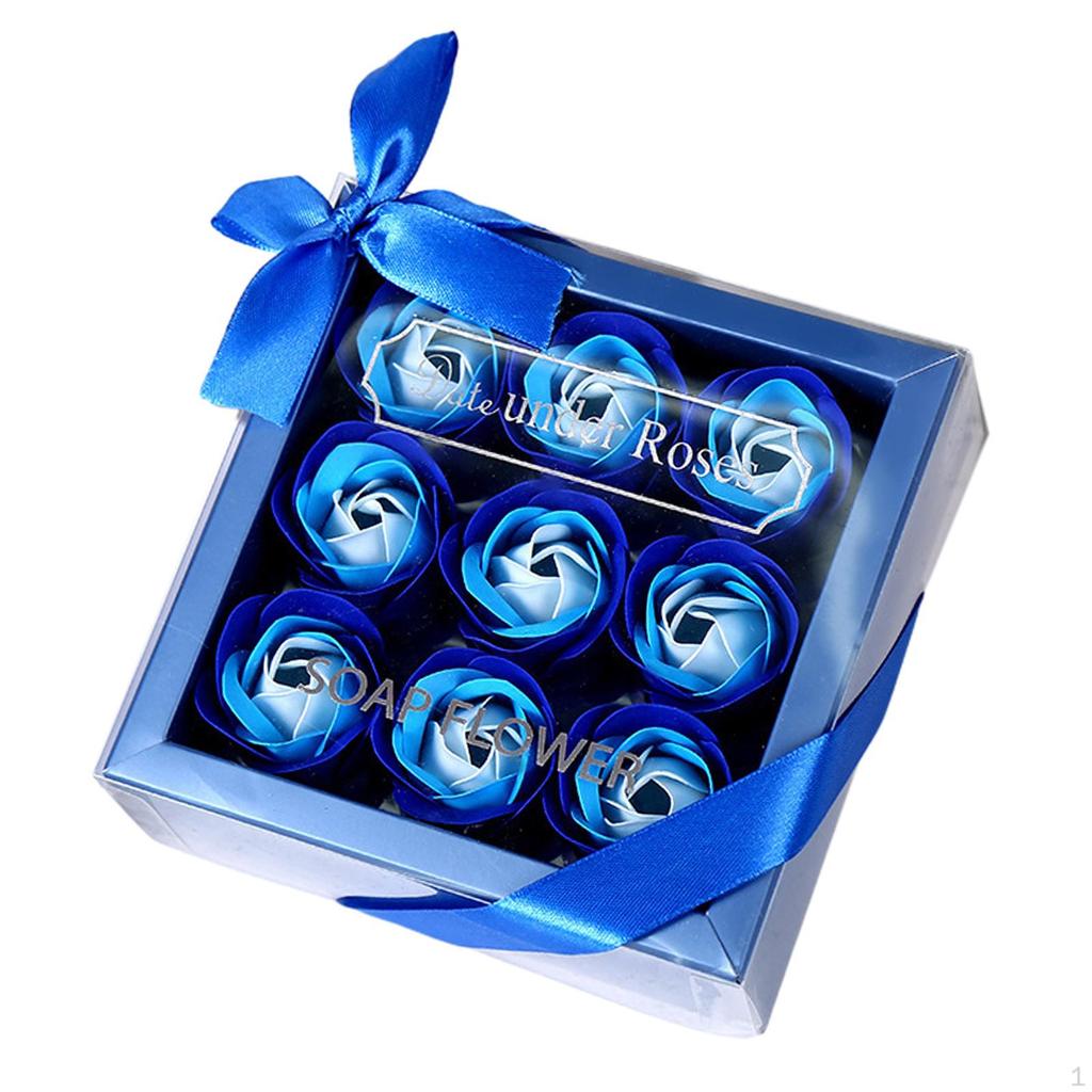 Набор мыльных роз ручной работы в подарочной коробке На годовщину Мягкое прикосновение День святого Валентина для