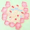 3D Набор Инструментов для Выпечки Hello Kitty Милый Мультяшный Формочка для Выпечки Печенья Пресс для Печенья Кухонный Флип Сахарные Инструменты для Выпечки