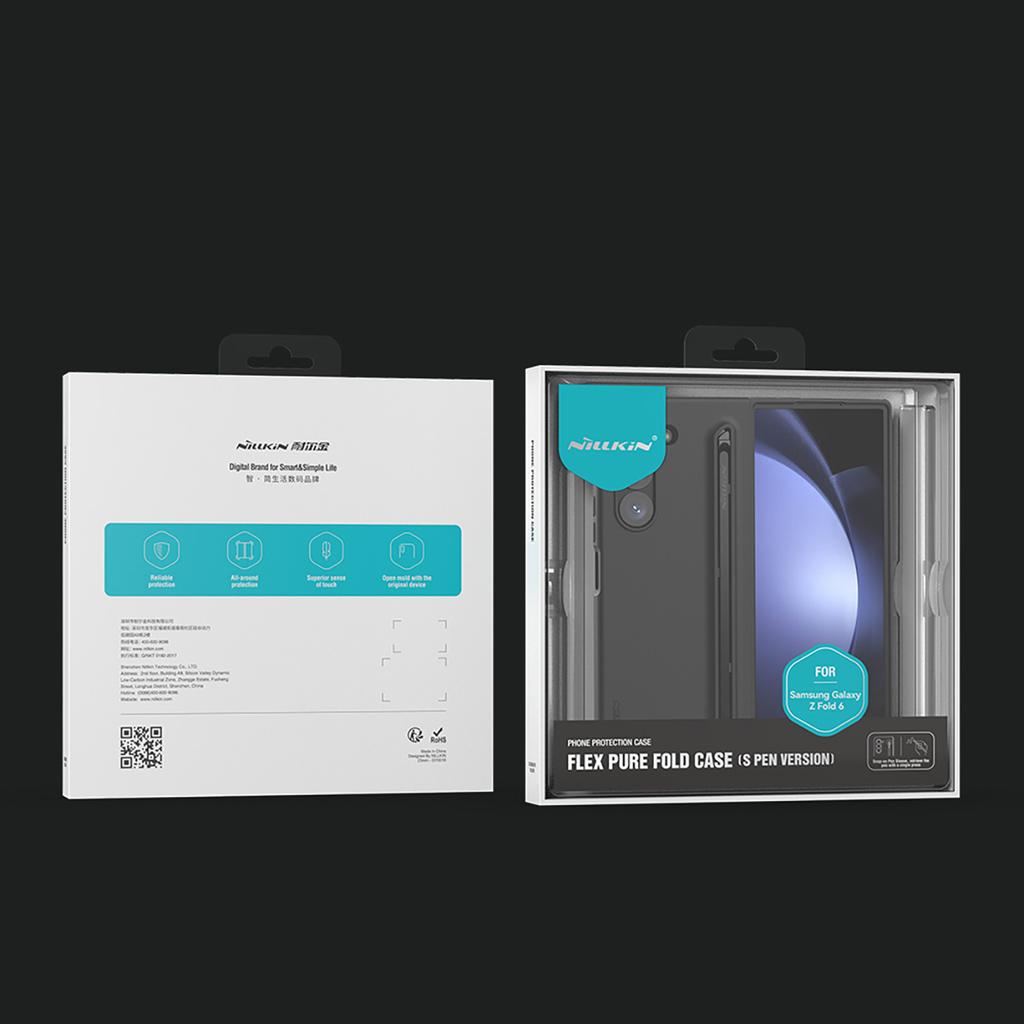 Nillkin Flex Pure Premium Protective Case for Samsung Galaxy Z Fold 6 5G - Black