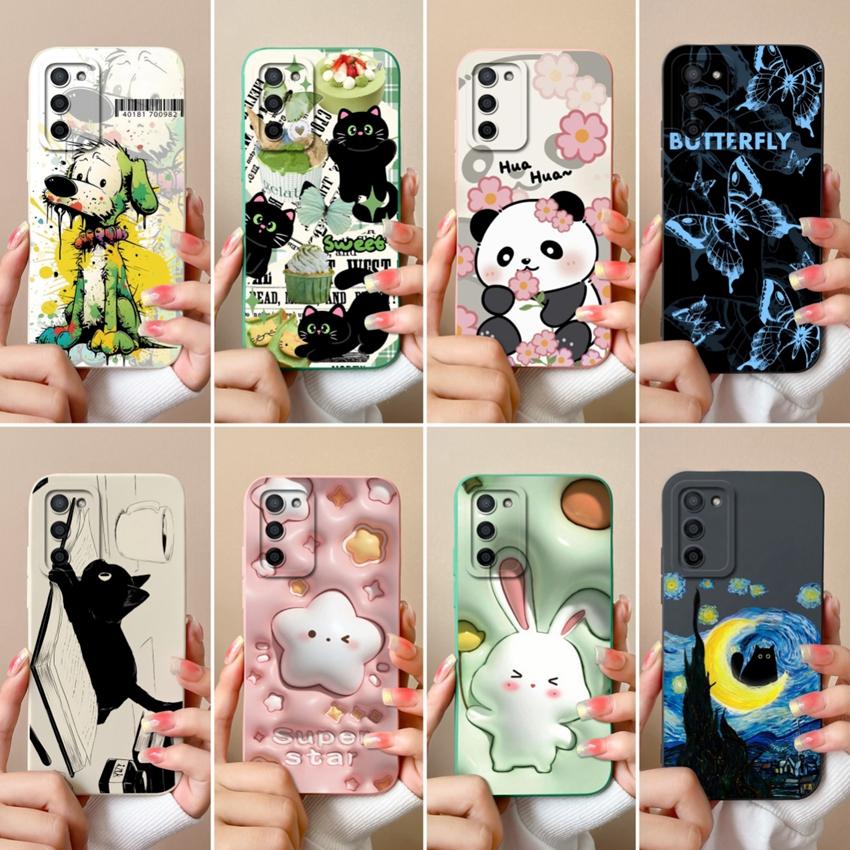 Чехол для Oppo A56 A57 A58 A59 A60 A72 A75 A78 A79 A83 A91 A92 Чехлы для телефонов Милый аниме-питомец Жидкий силикон Премиальный защитный чехол для Oppo Capa