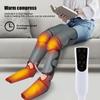 Air Pressure Thigh Calf Massager 3 Level 360° Full Cover Hot Compress Improve Old Cold Legs Foot Fatigue Relief Massage Machine