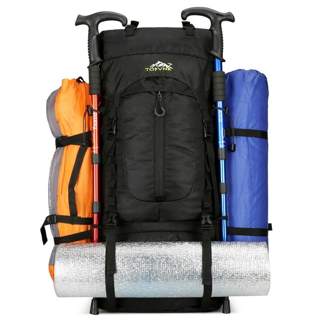 Outdoor Camping Backpack Multifunctional Large Capacity Waterproof Backpack Mountaineering Folding Hiking Portable Lightweight