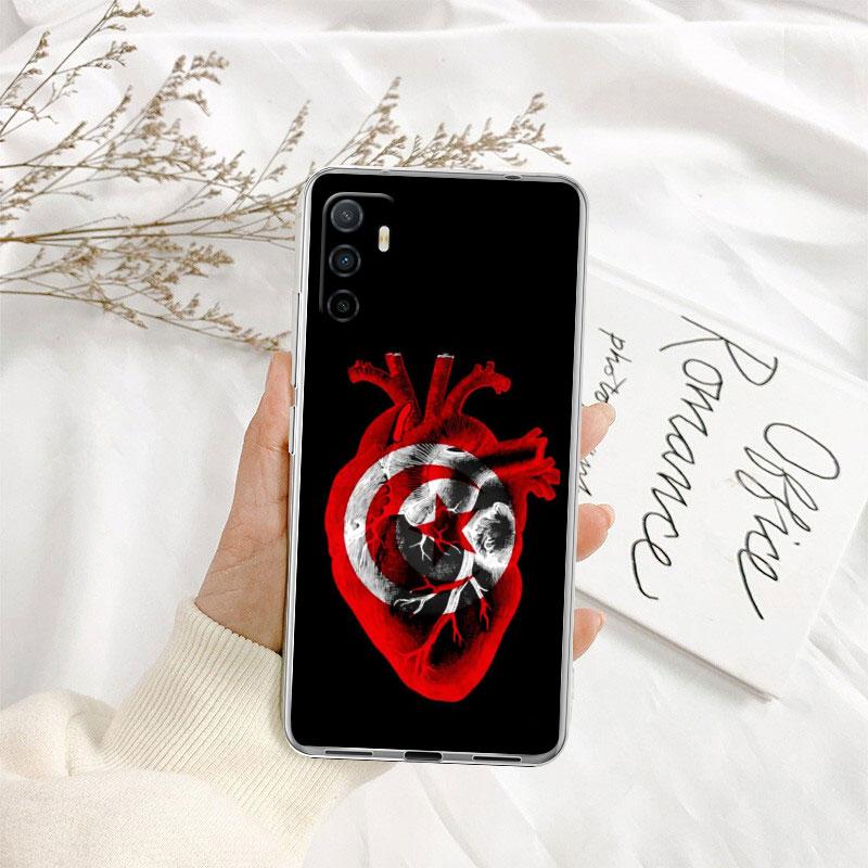 IK72 Tunisian Flag Passport Transparent Phone Case for Motorola Moto G7 G8 G9 G84 G85 G73 G24 G15 Z2 Play Power Plus