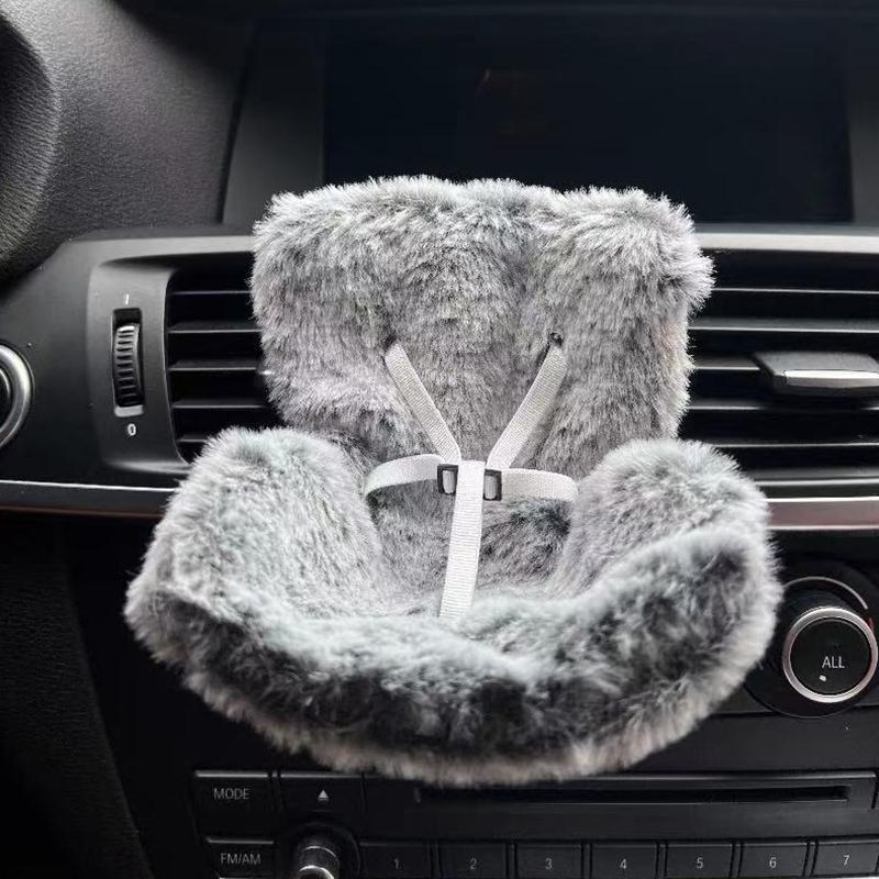 Мини плюшевая кукла, безопасное сиденье, кавайная кукла Лабубу, плюшевое безопасное сиденье, автомобильное ароматическое украшение, подарки