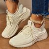 Осенняя универсальная модная повседневная обувь Мягкая подошва Удобная спортивная обувь Дышащие маленькие белые туфли Женская обувь