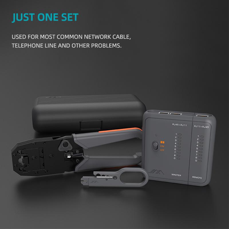 Xiaomi JIMIHOME GTW5N Набор сетевых инструментов Инструмент для зачистки проводов Сетевой тестер Плоскогубцы для зачистки кабеля Обжимные клещи RJ45 Разъем сетевого кабеля