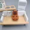 Mental Capybara Key Ring PVC Animal Pendant Bag Accessories Cartoon Keychain  Backpack