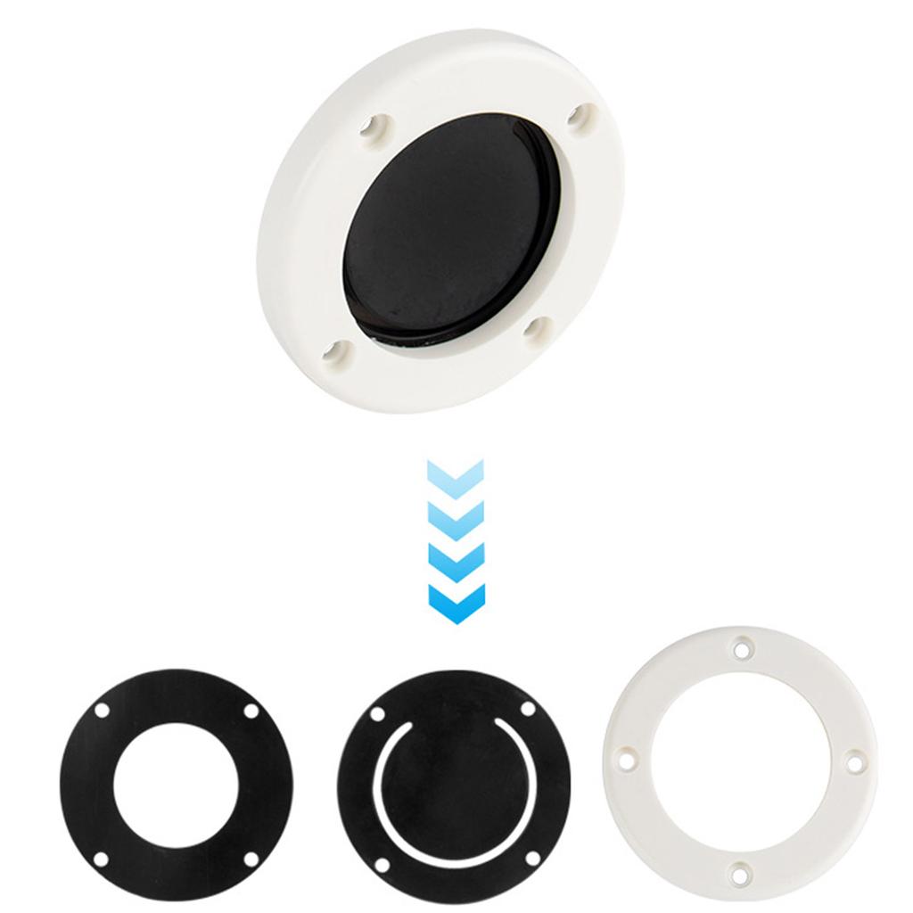 Boat Marine Drain Outlet Valves Scupper Yacht Drainage Solution Mount Plug Simple Installation for Boating Enthusiasts