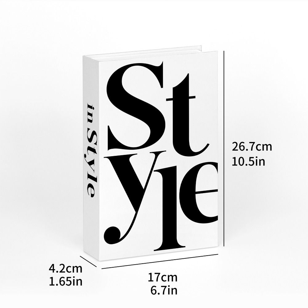 Creative Artistic Simulated Books Fashion Nordic Style Fake Books Handmade Book Model Decorative Book