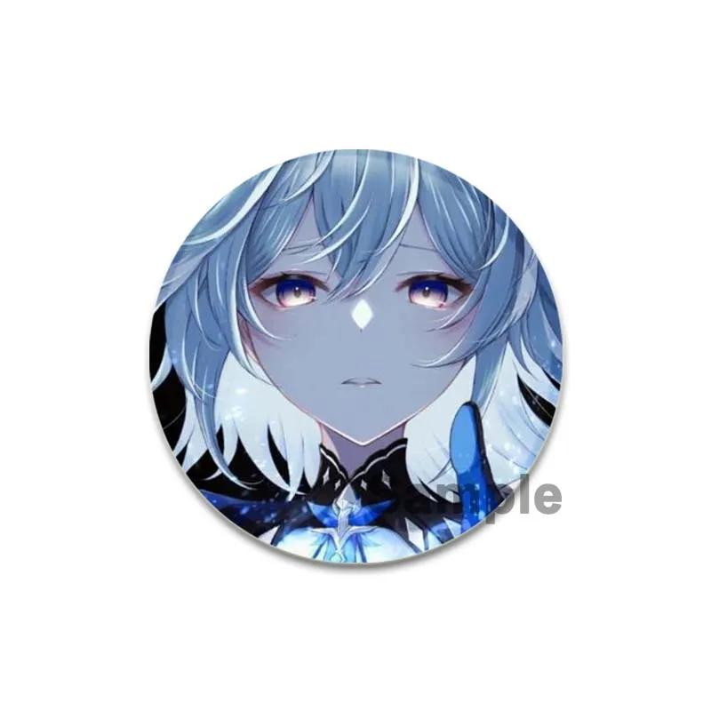 32/44/58 мм значки Eula аниме Genshin Impact броши ручной работы игровые персонажи значки на лацкан креативные значки с мультяшными фигурками аксессуары подарок