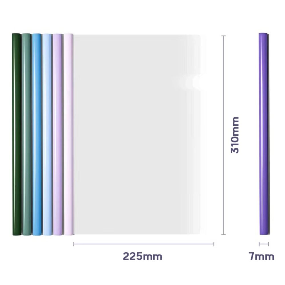 10 шт./комплект Вытяжной стержень Папка для файлов формата А4 Водонепроницаемый Офисный органайзер для документов Зажим для хранения контрольных работ Студенты