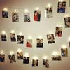 LED Photo Wall Clips Battery & USB String Lights for Holiday & Dorm Decor