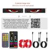 2PCS LED Light Eyes For Car Trailer Truck Windshield Wireless Adhesiveled LED Eye Screen Animated LED Eyes For Car That Blink